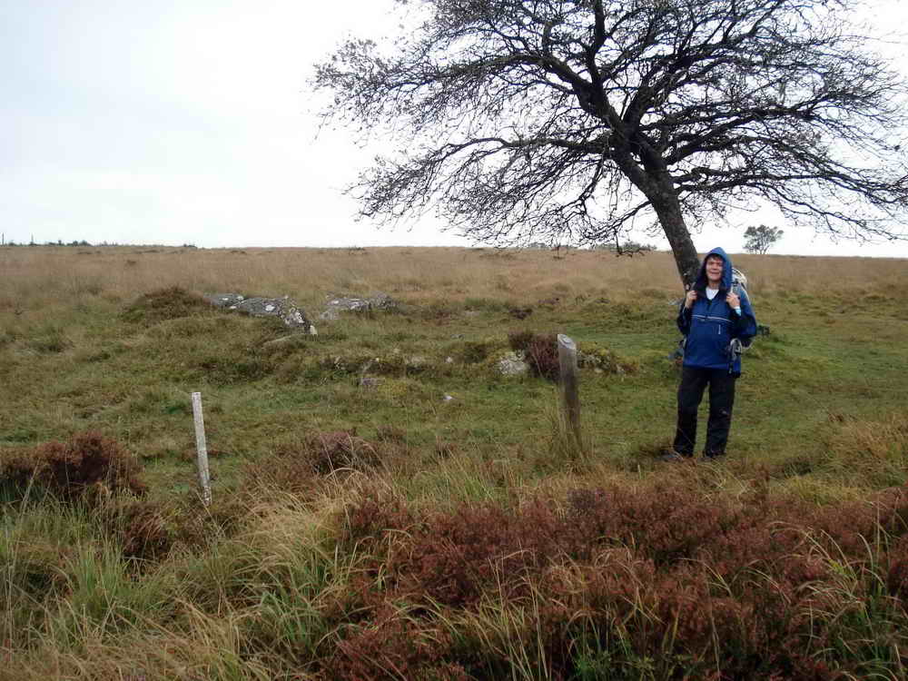 A cairn circle at SX 64353 77766