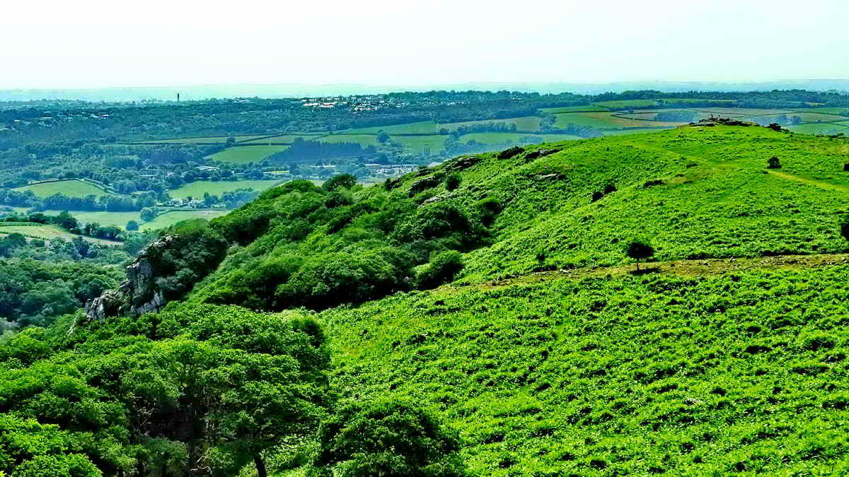 View to The Dewerstone from Cadworthy Tor