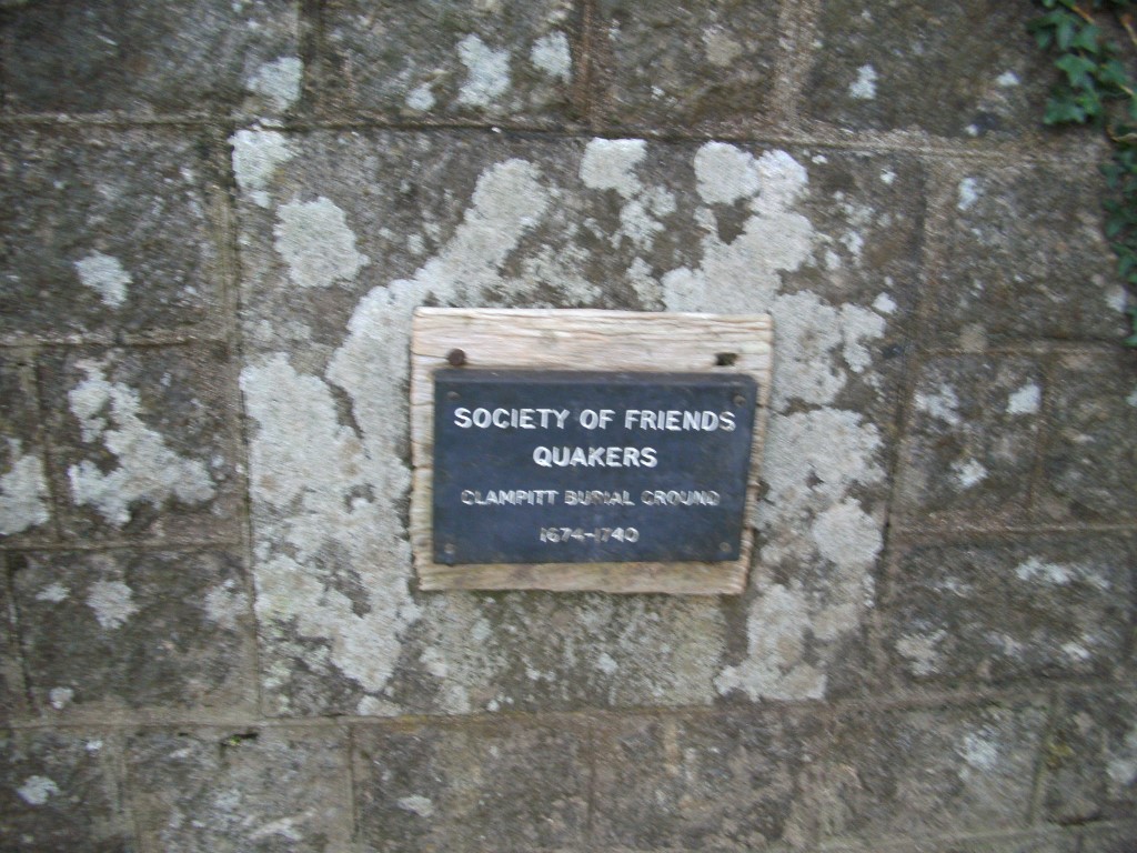 Plaque. Unfortunately this went missing in recent years