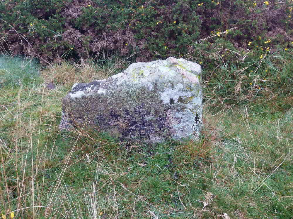 RB stone “8” at SX 52836 75394, the most easterly