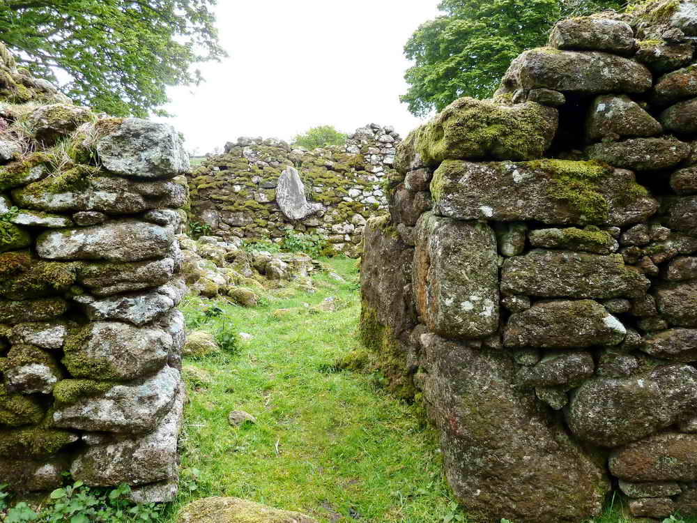 Looking through to the ancient longhouse