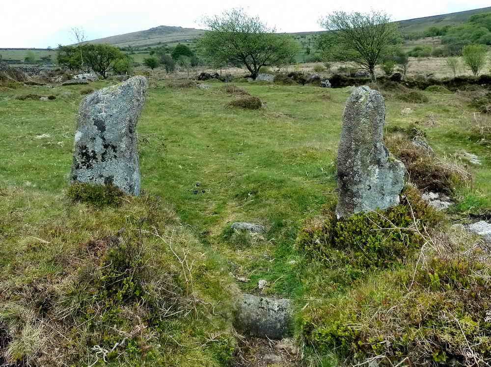 Looking back at the entrance posts - these are referred to as the “Two Stone Posts” boundary marker in old manorial records