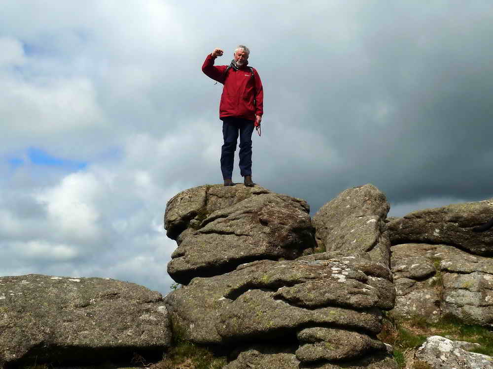 Holwell Tor. SX 7512 7761. Elevation 402 metres (1318 feet)