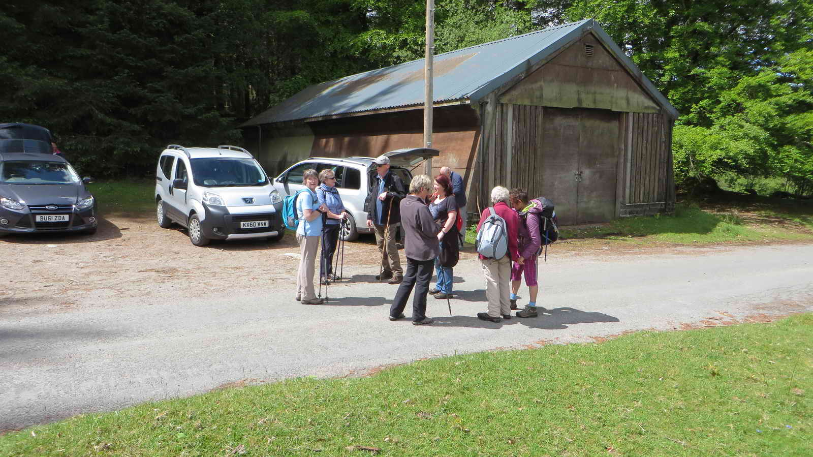 Parking by the Shed