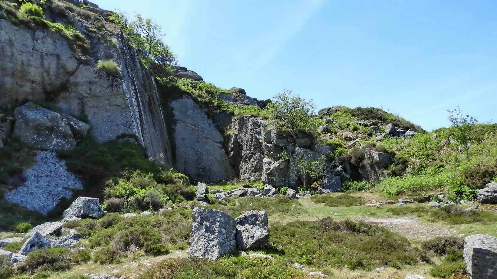 Inside Holwell Quarry