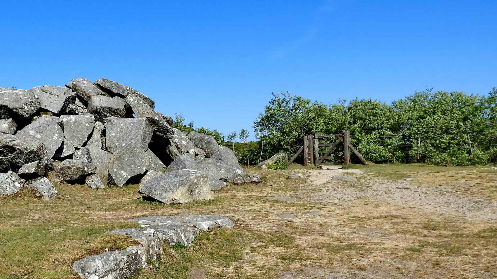 The gate into the quarry