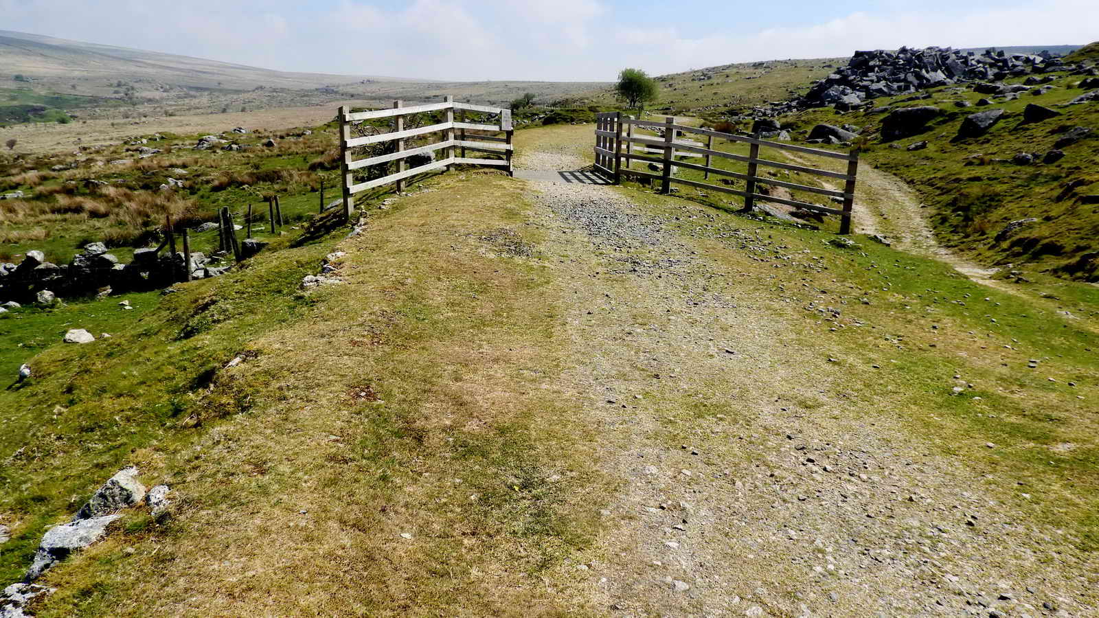 Looking back towards Ingra Tor Halt