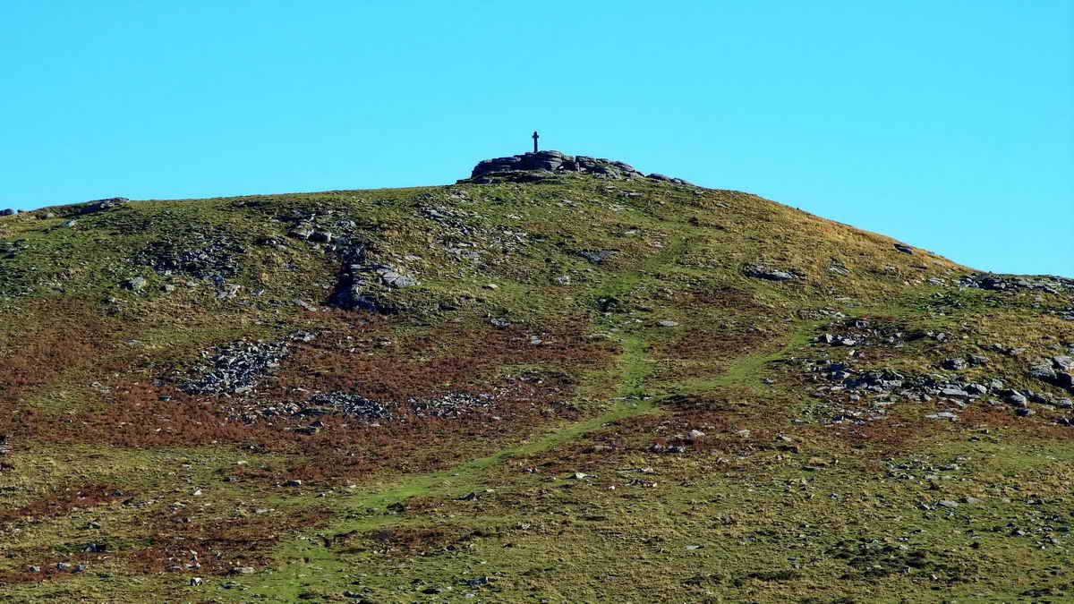 Brat Tor, showing Widgery Cross