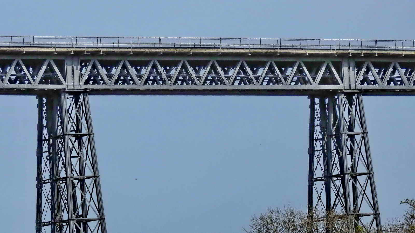 Zoomed view showing the fine ironwork