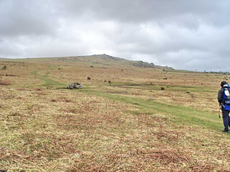 Looking across Prewley Moor of “Sourton Tors”, with Sourton Tor (left) and East Tor