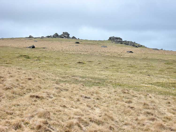 Heading up to Sourton Tors