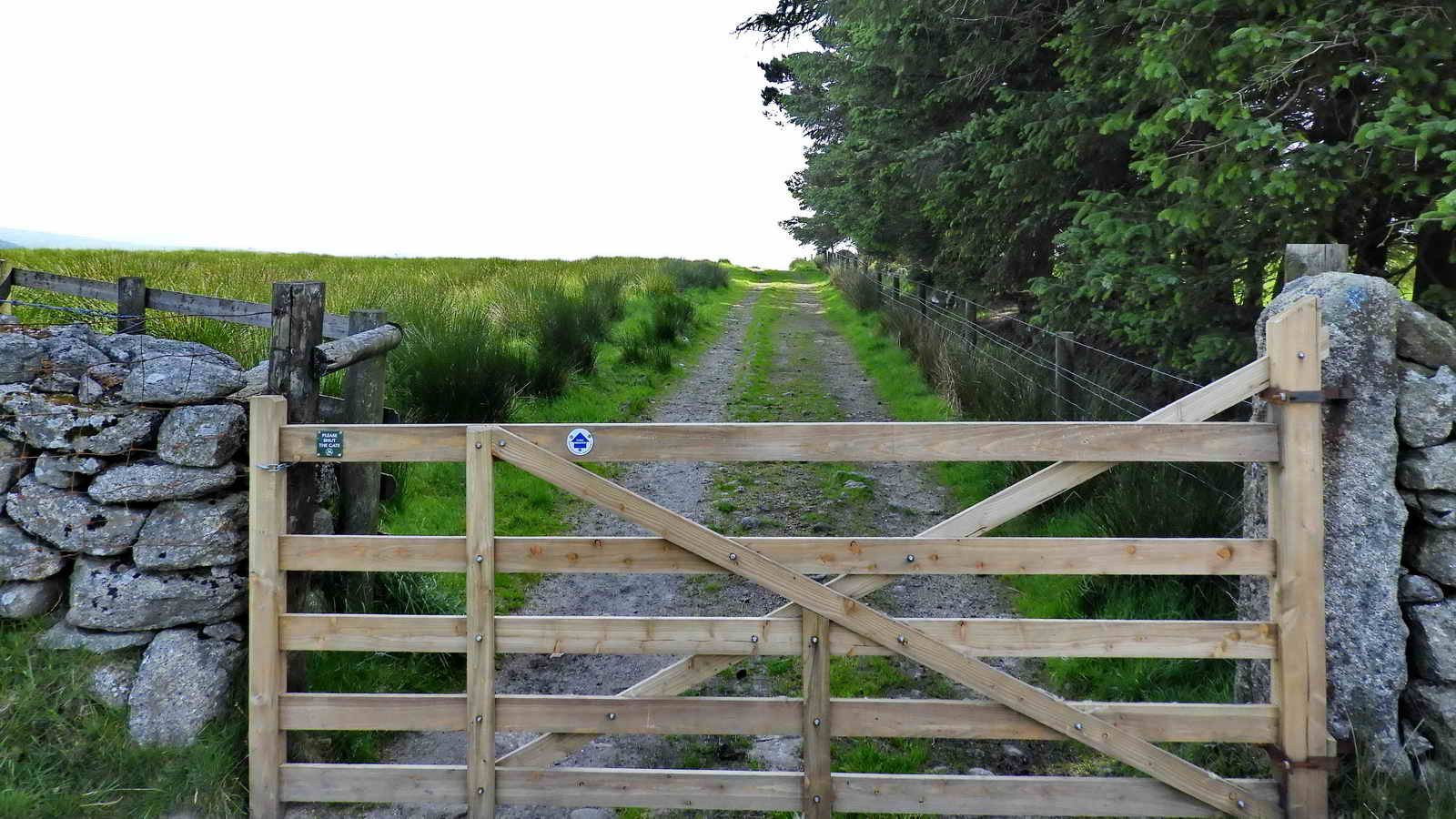 A gate along the way, at SX 59451 73681