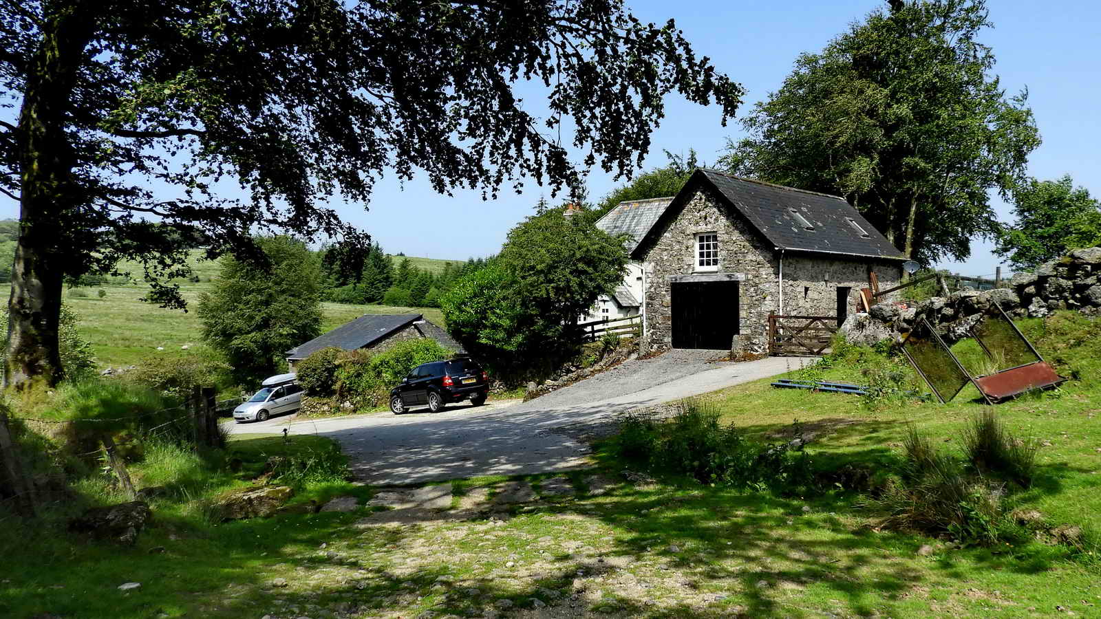 Looking back at Bull Park Farm