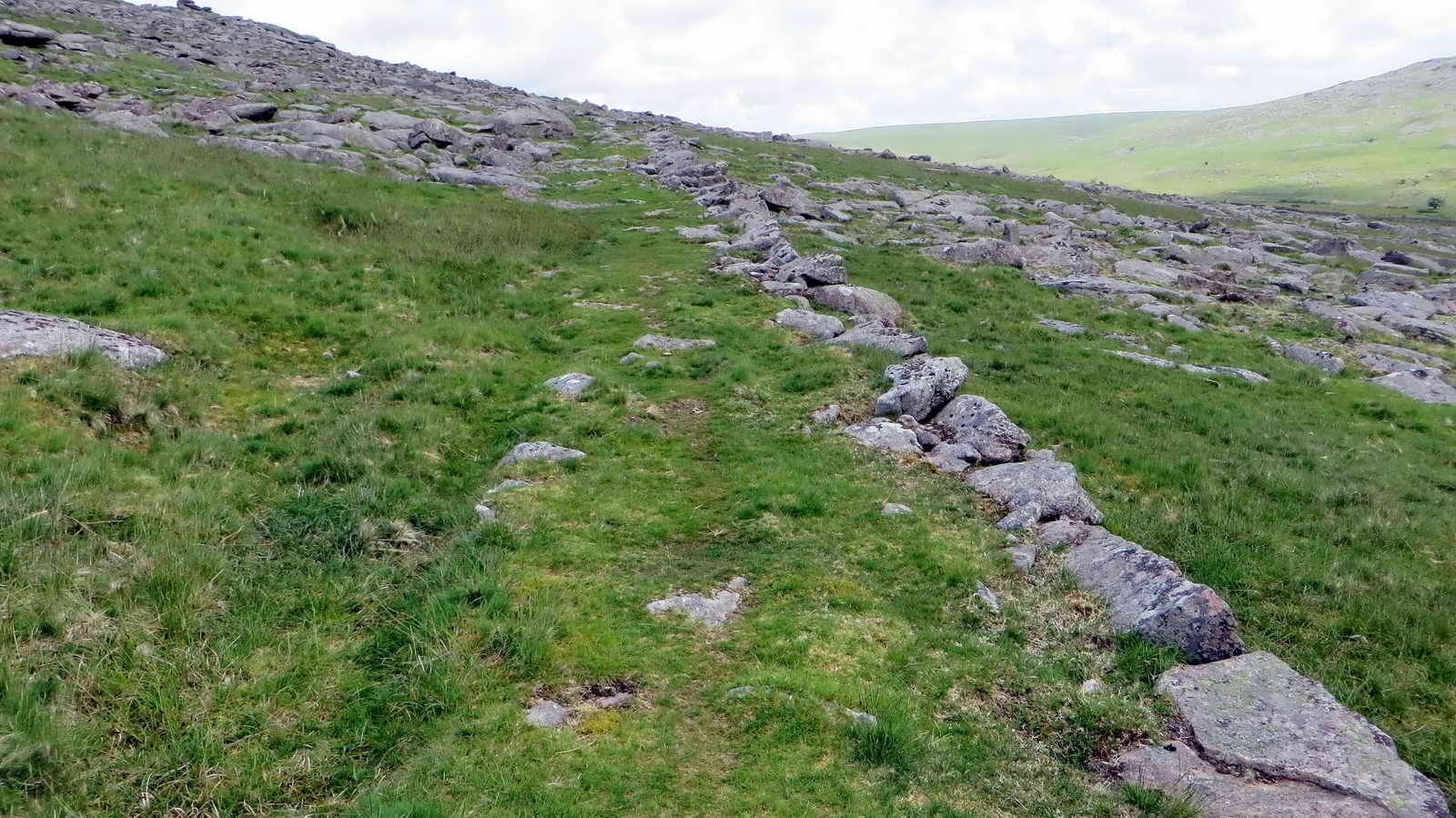 Another view of the manmade track