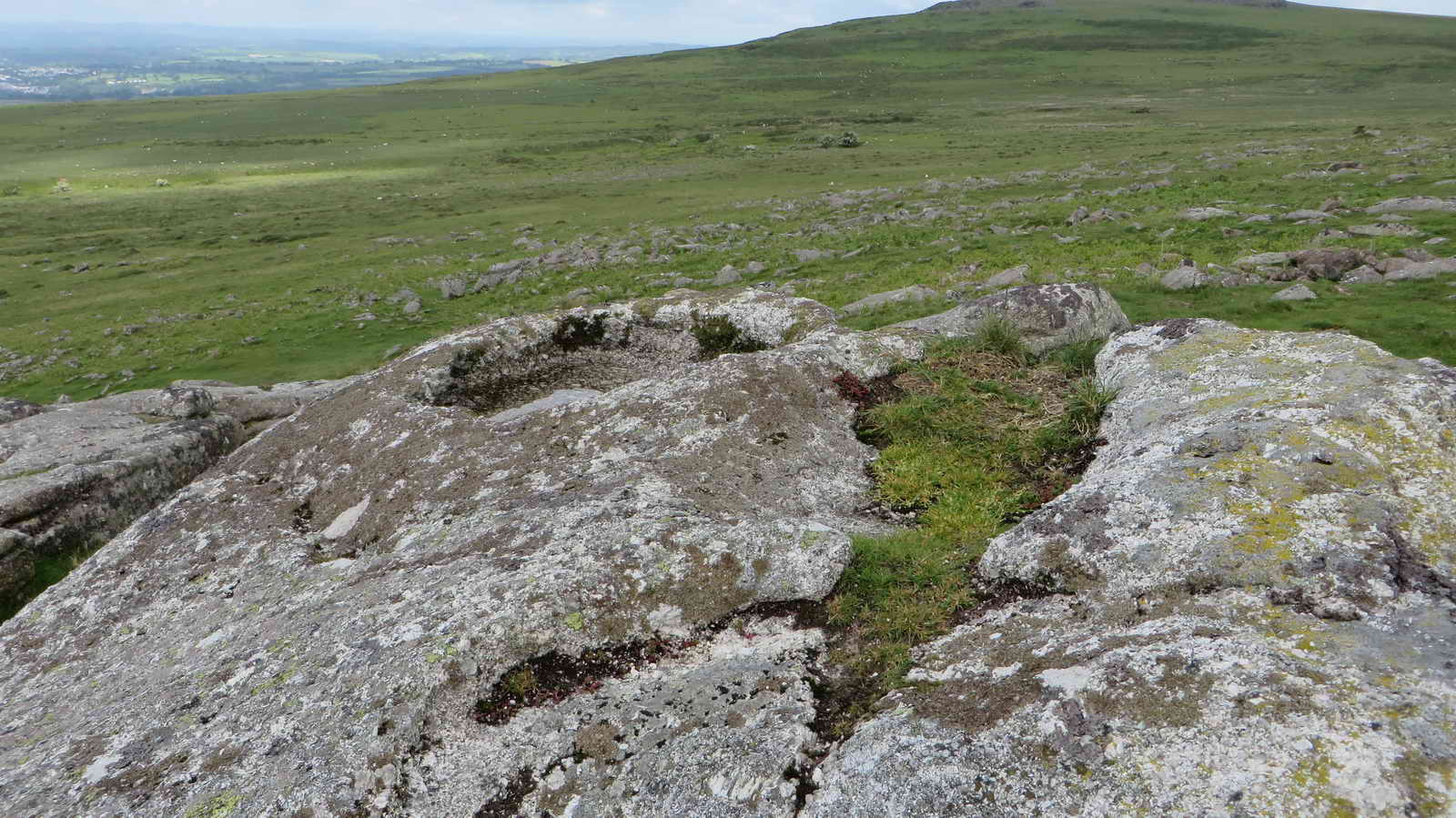 The Rock Basin atop Little Staple Tor