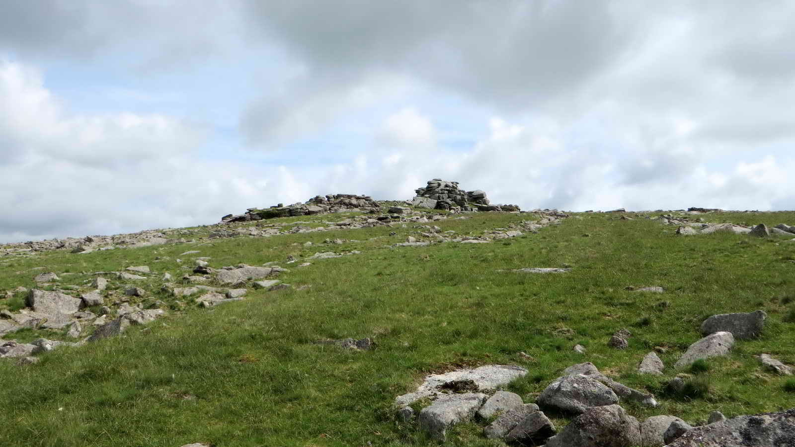 Middle Staple Tor. SX 5403 7564. Elevation 431 metres (1414 feet)