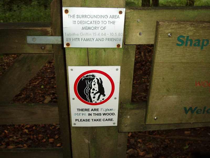 Beware flying men (Possibly now removed)