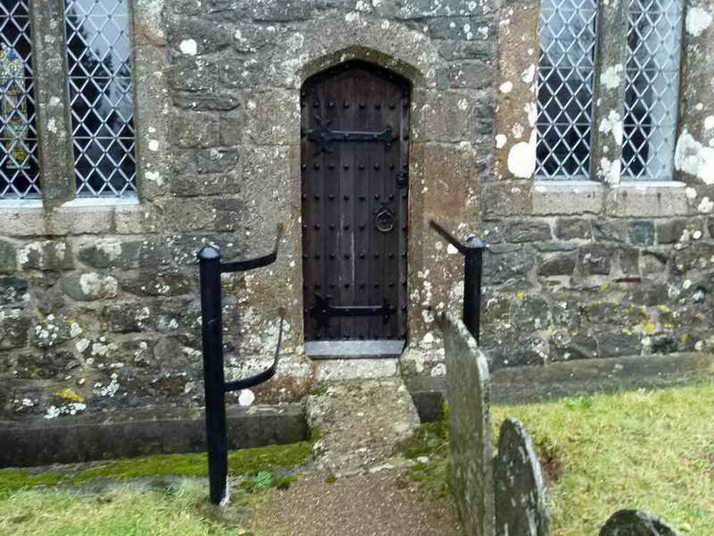 A side door, a detail from the church