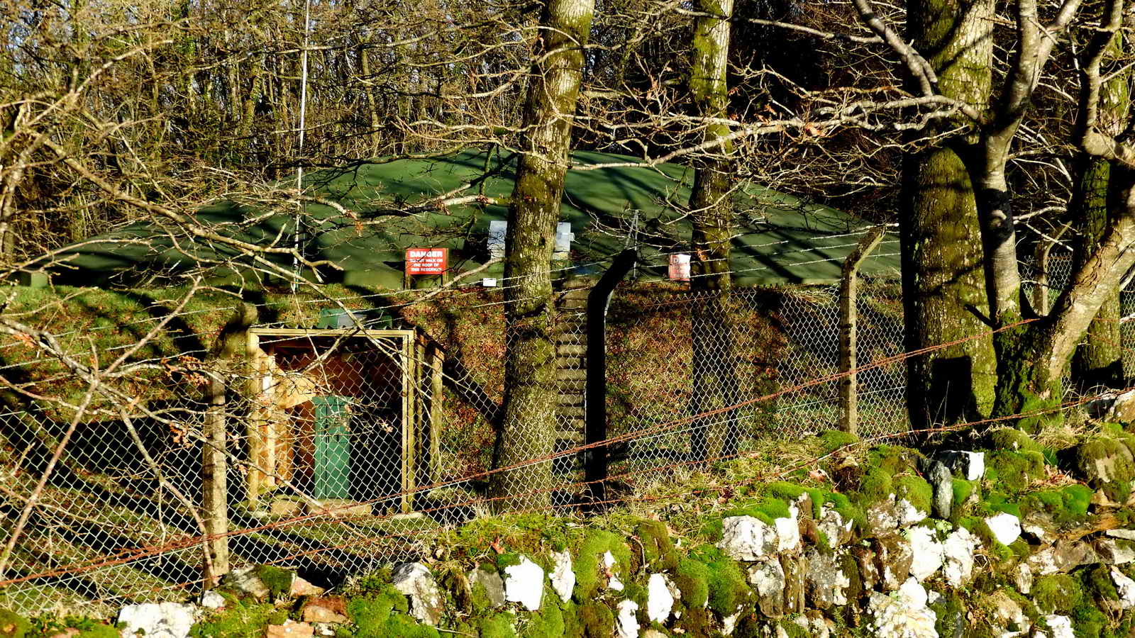 The dome covering Dousland Reservoir at SX 54307 69121, fed by a pipe from Devonport Leat. This is not “Yelverton Reservoir” that is mapped up behind Burrator Lodge